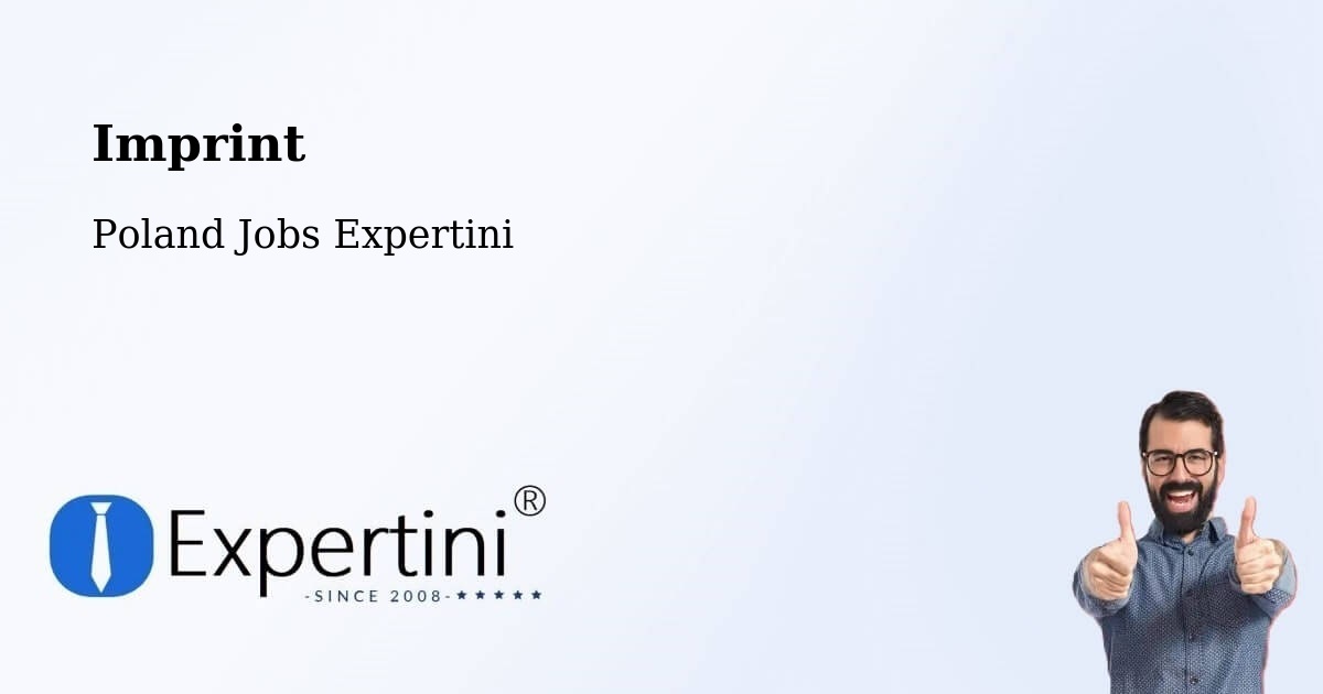 Imprint – Poland - Poland Jobs Expertini